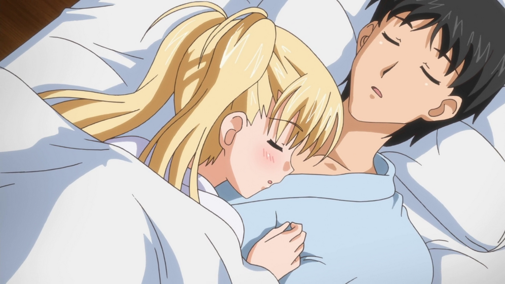 Airi e Atsuki dormono abbracciati